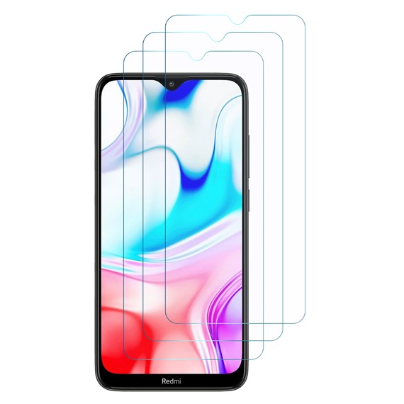 Microsonic Xiaomi Redmi 8 Ekran Koruyucu Nano Cam 3 lü Paket 2