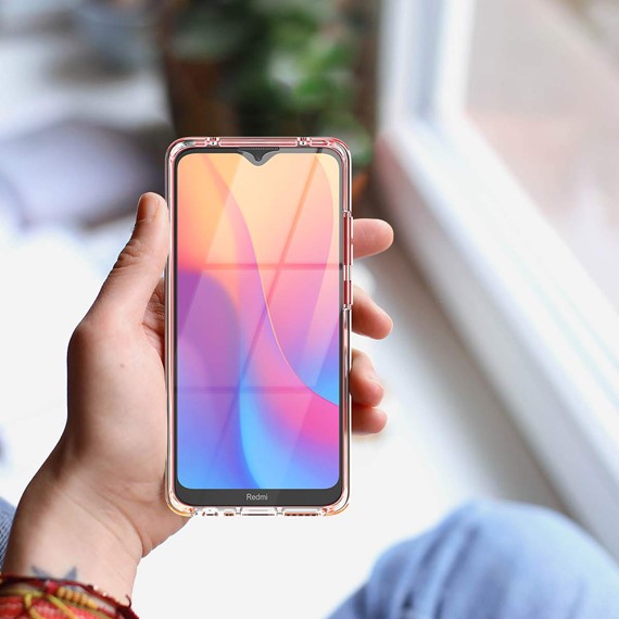 Microsonic Xiaomi Redmi 8 Kılıf 6 tarafı tam full koruma 360 Clear Soft Şeffaf 5