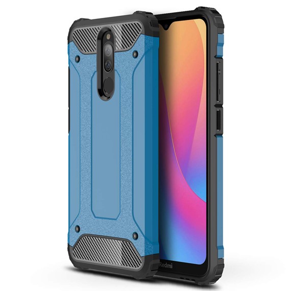 Microsonic Xiaomi Redmi 8 Kılıf Rugged Armor Mavi 1