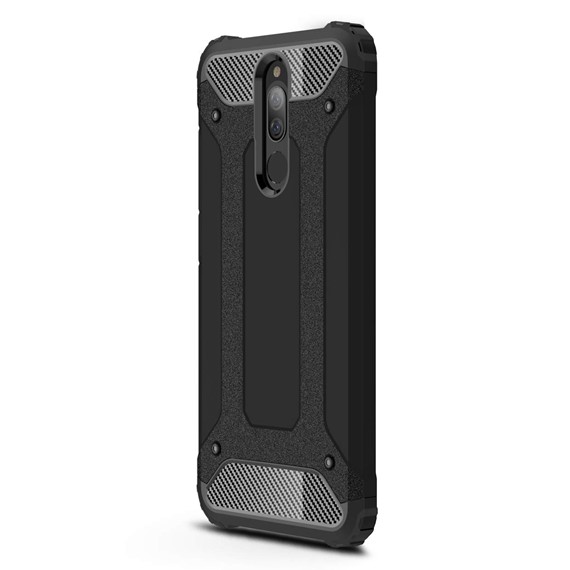 Microsonic Xiaomi Redmi 8 Kılıf Rugged Armor Siyah 2