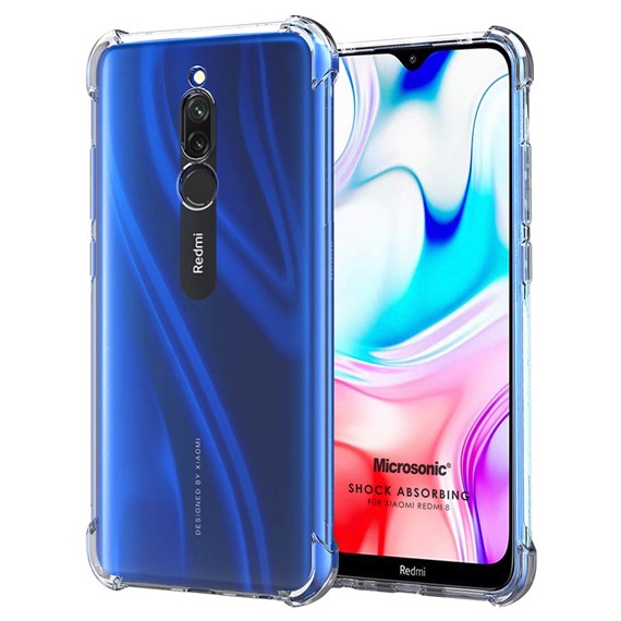 Microsonic Shock Absorbing Kılıf Xiaomi Redmi 8 Şeffaf 1