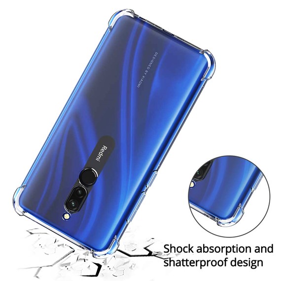 Microsonic Shock Absorbing Kılıf Xiaomi Redmi 8 Şeffaf 5