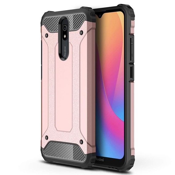 Microsonic Xiaomi Redmi 8A Kılıf Rugged Armor Rose Gold 1