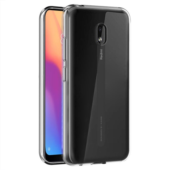 Microsonic Xiaomi Redmi 8A Kılıf Transparent Soft Beyaz 1