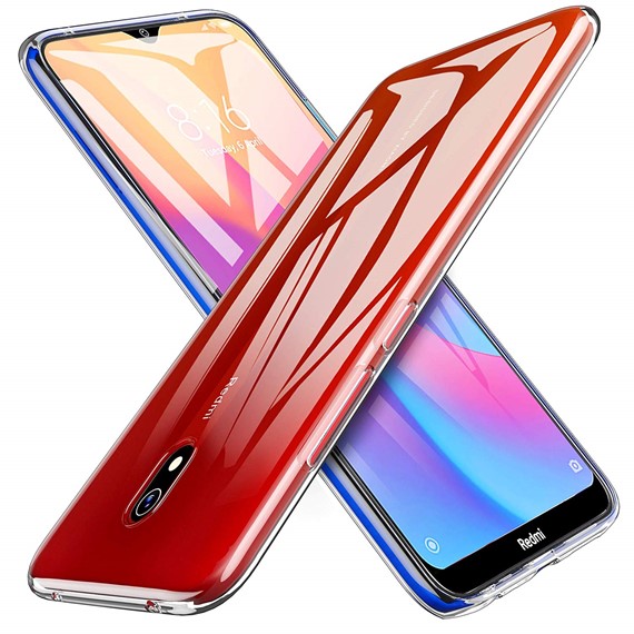 Microsonic Xiaomi Redmi 8A Kılıf Transparent Soft Beyaz 4