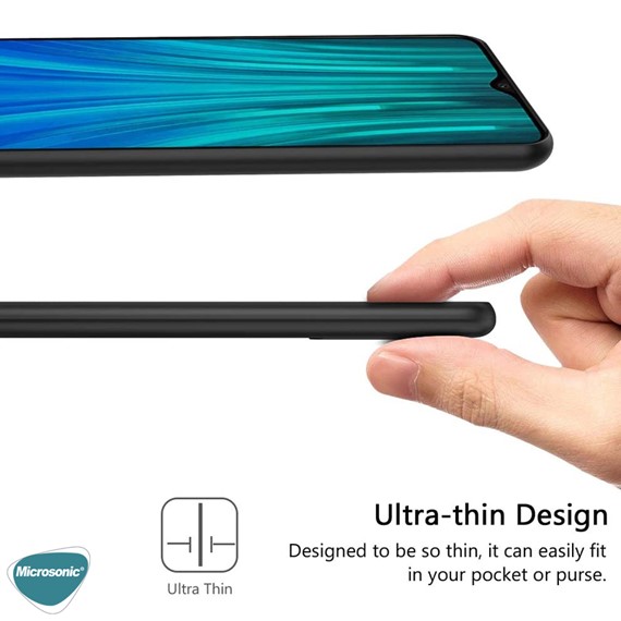 Microsonic Matte Silicone Xiaomi Redmi 9 Kılıf Kırmızı 4