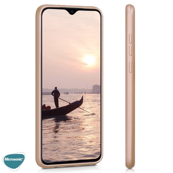 Microsonic Matte Silicone Xiaomi Redmi 9 Kılıf Rose Gold 5