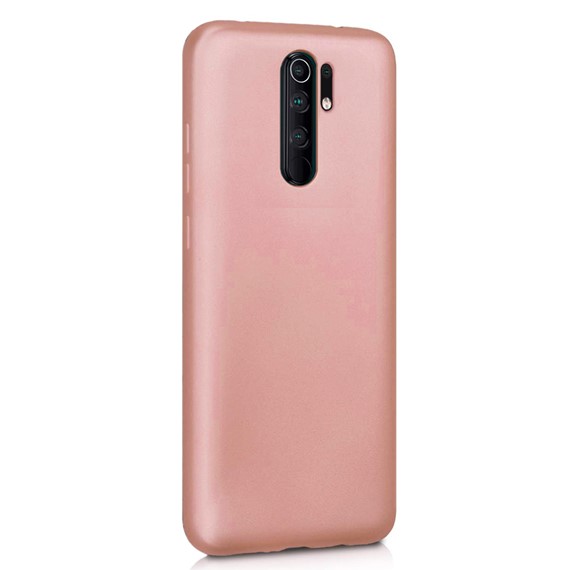 Microsonic Matte Silicone Xiaomi Redmi 9 Kılıf Rose Gold 2