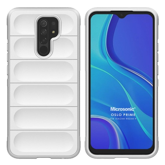 Microsonic Xiaomi Redmi 9 Kılıf Oslo Prime Beyaz 1