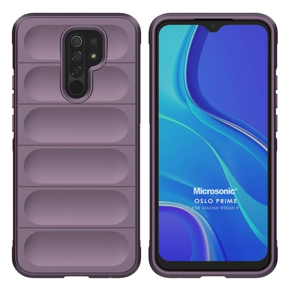 Microsonic Xiaomi Redmi 9 Kılıf Oslo Prime Lila 1