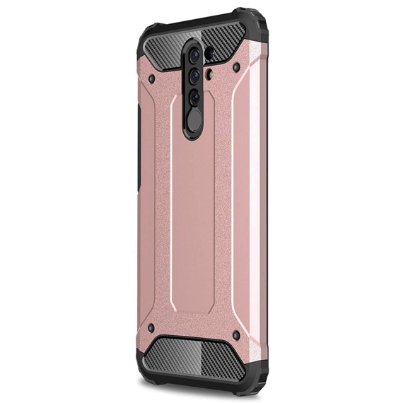 Microsonic Xiaomi Redmi 9 Kılıf Rugged Armor Rose Gold 2