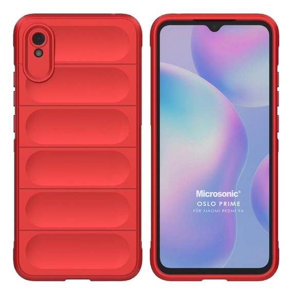 Microsonic Xiaomi Redmi 9A Kılıf Oslo Prime Kırmızı 1