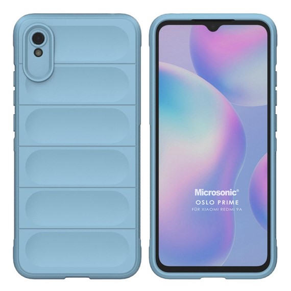 Microsonic Xiaomi Redmi 9A Kılıf Oslo Prime Mavi 1