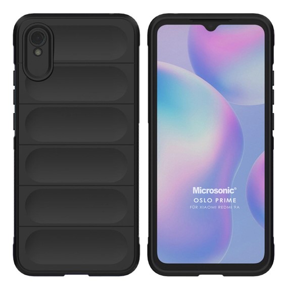 Microsonic Xiaomi Redmi 9A Kılıf Oslo Prime Siyah 1