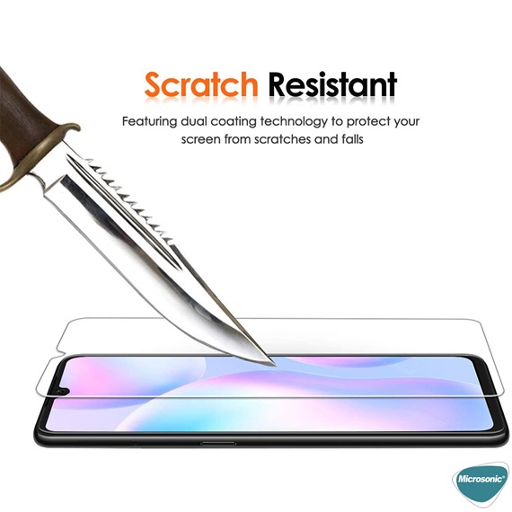 Microsonic Xiaomi Redmi 9A Tempered Glass Screen Protector 4