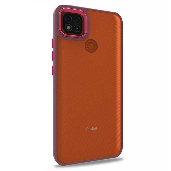 Microsonic Xiaomi Redmi 9C Kılıf Bright Planet Kırmızı 2