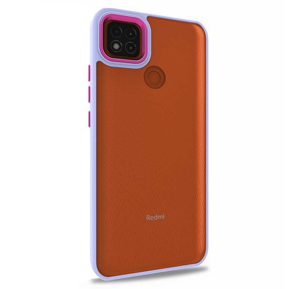 Microsonic Xiaomi Redmi 9C Kılıf Bright Planet Lila 2