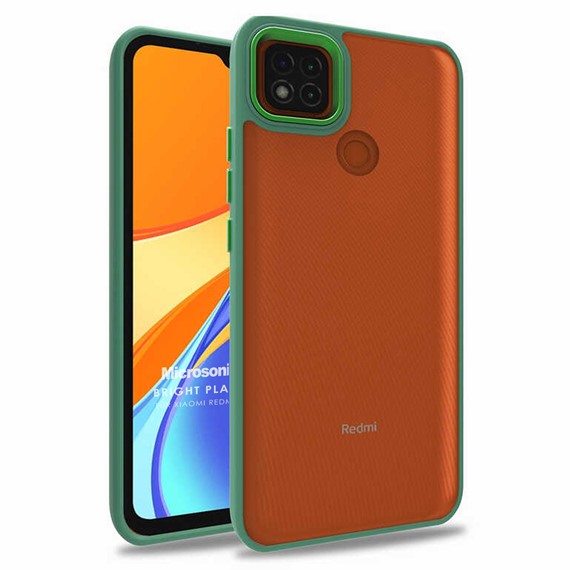 Microsonic Xiaomi Redmi 9C Kılıf Bright Planet Yeşil 1