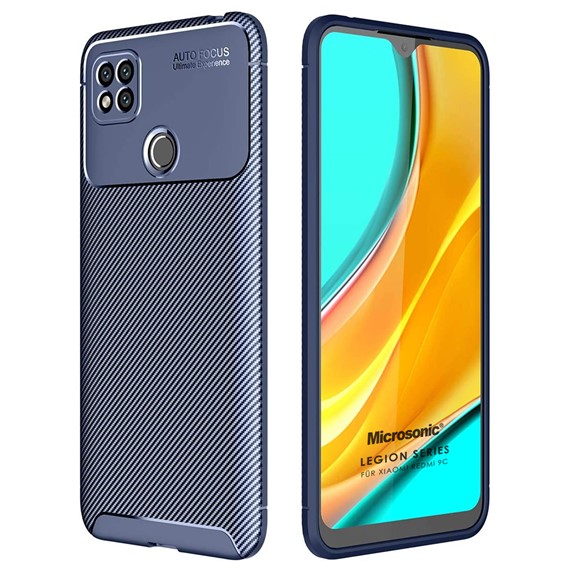 Microsonic Xiaomi Redmi 9C Kılıf Legion Series Lacivert 1