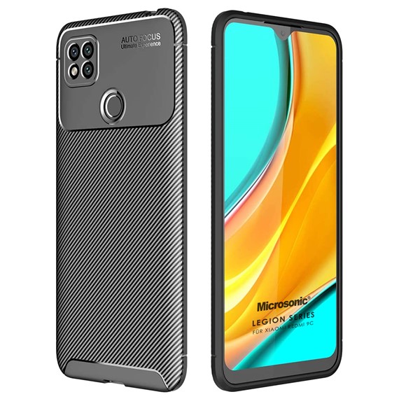 Microsonic Xiaomi Redmi 9C Kılıf Legion Series Siyah 1