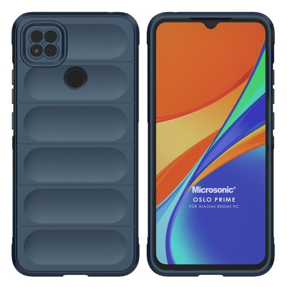 Microsonic Xiaomi Redmi 9C Kılıf Oslo Prime Lacivert 1