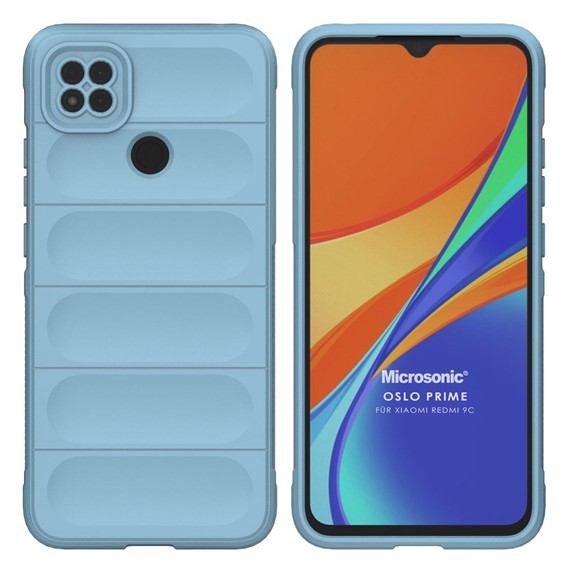 Microsonic Xiaomi Redmi 9C Kılıf Oslo Prime Mavi 1