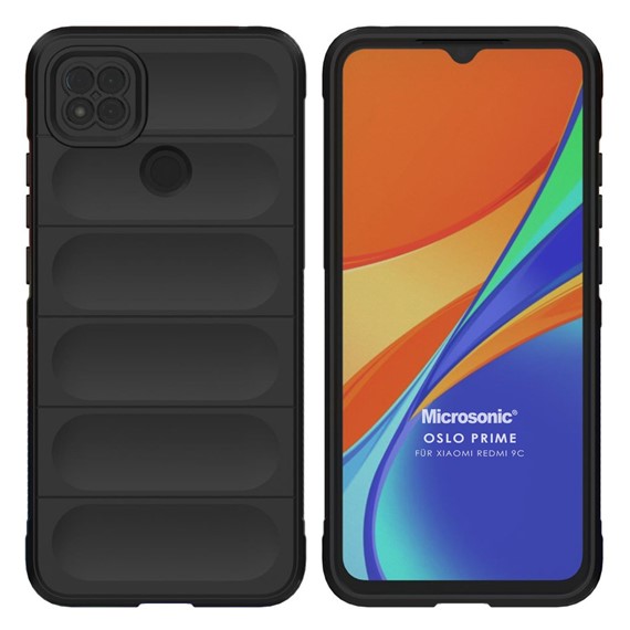 Microsonic Xiaomi Redmi 9C Kılıf Oslo Prime Siyah 1