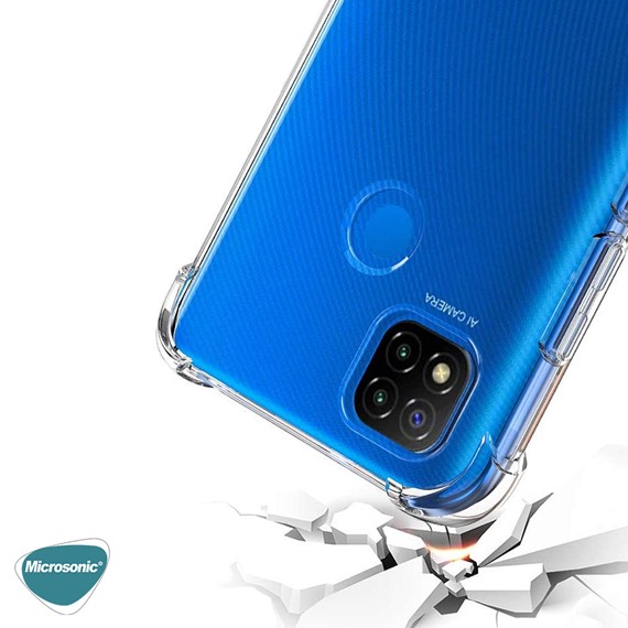 Microsonic Xiaomi Redmi 9C Kılıf Shock Absorbing Şeffaf 3