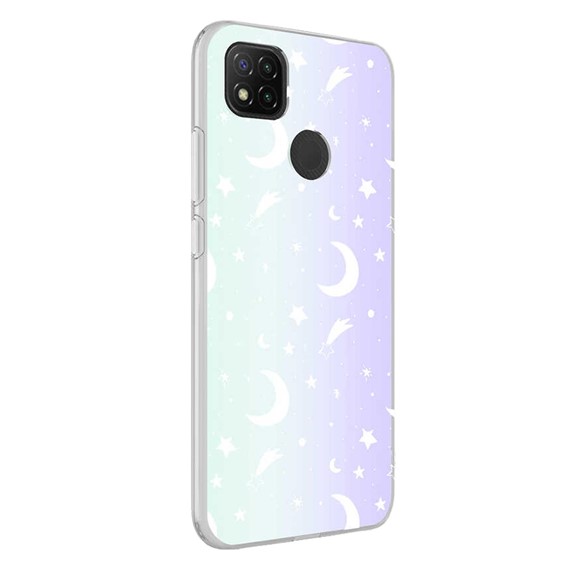 Microsonic Xiaomi Redmi 9C Braille Feel Desenli Kılıf Moon 2