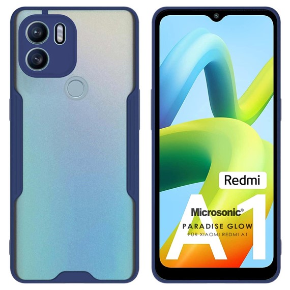 Microsonic Xiaomi Redmi A1 Kılıf Paradise Glow Lacivert 1