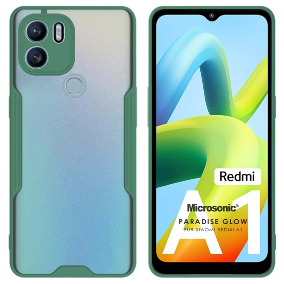 Microsonic Xiaomi Redmi A1 Kılıf Paradise Glow Yeşil 1