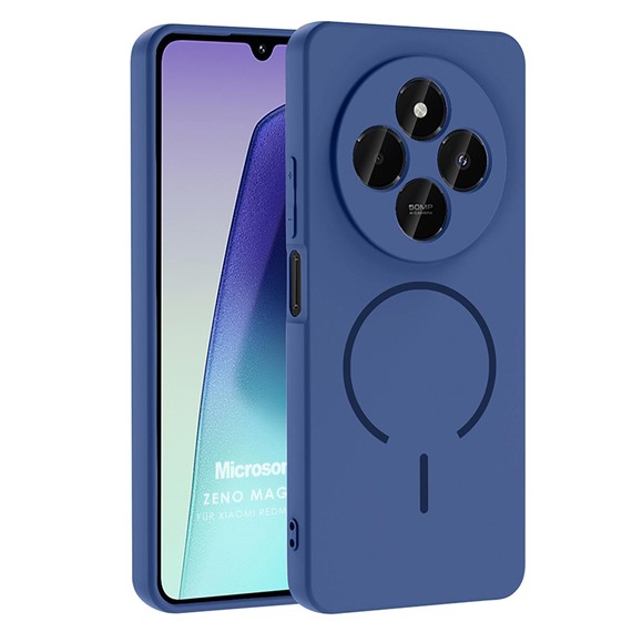 Microsonic Xiaomi Redmi A4 Kılıf Zeno MagSafe Lacivert 1