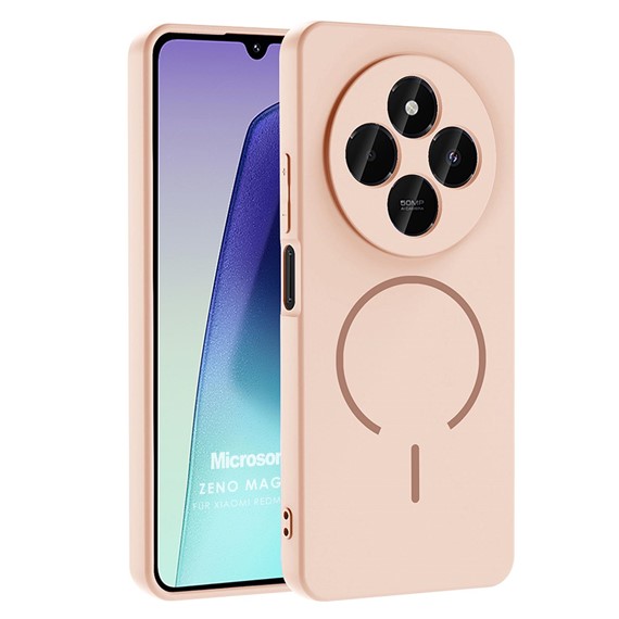 Microsonic Xiaomi Redmi A4 Kılıf Zeno MagSafe Rose Gold 1