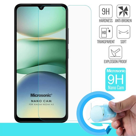 Microsonic Xiaomi Redmi A5 4G Nano Glass Cam Ekran Koruyucu 2