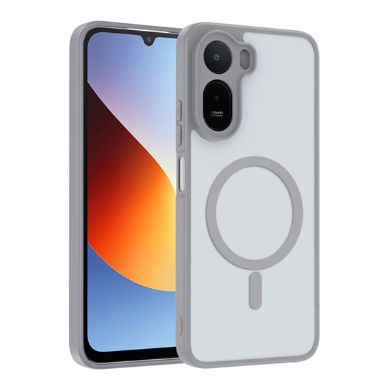 Microsonic Xiaomi Redmi A7 Pro Kılıf Kılıf MagSmoke Neo Gri 1