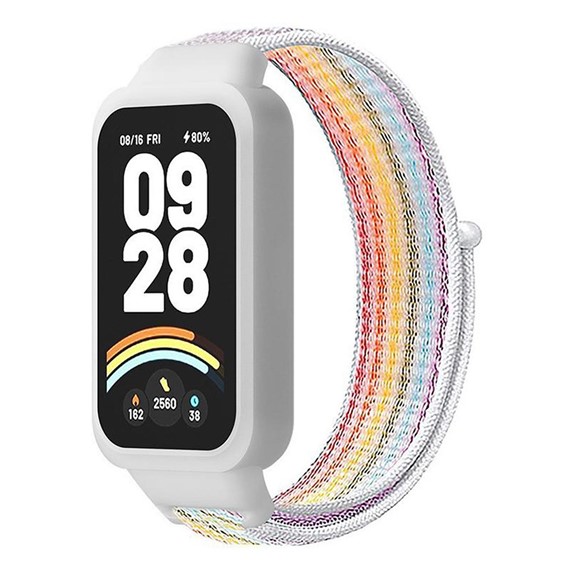 Microsonic Xiaomi Smart Band 9 Active Hasırlı Kordon Woven Sport Loop Çok Renkli 1