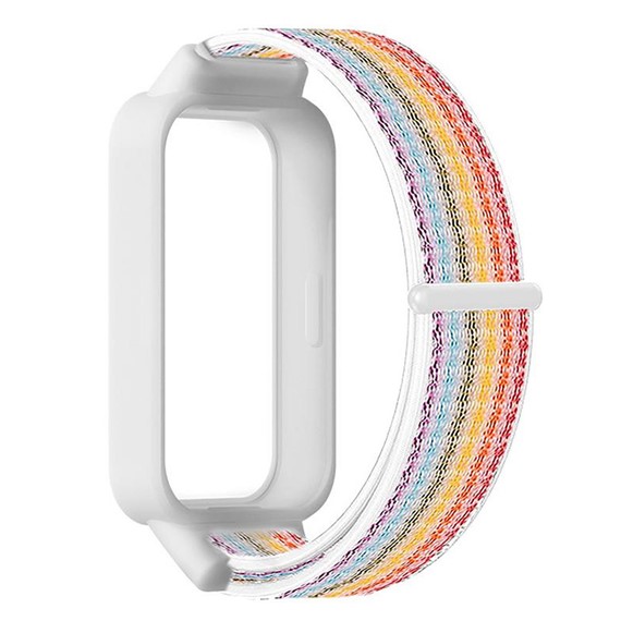 Microsonic Xiaomi Smart Band 9 Active Hasırlı Kordon Woven Sport Loop Çok Renkli 2