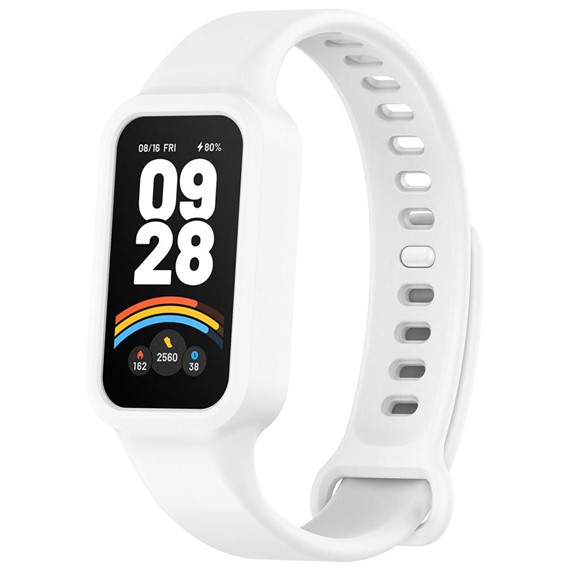 Microsonic Xiaomi Smart Band 9 Active Kordon Silicone Sport Band Beyaz 1