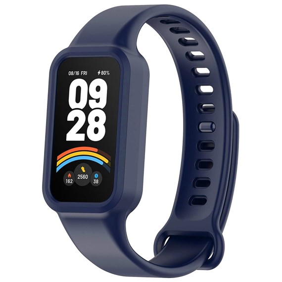 Microsonic Xiaomi Smart Band 9 Active Kordon Silicone Sport Band Lacivert 1