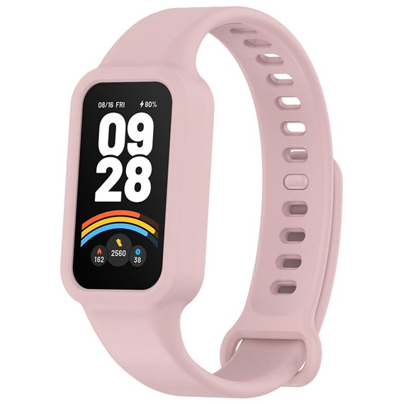 Microsonic Xiaomi Smart Band 9 Active Kordon Silicone Sport Band Pudra 1