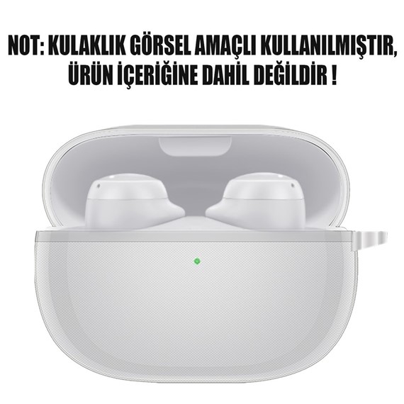 Microsonic Xiaomi Redmi Buds 6 Pro Kılıf Transparent Clear Soft Şeffaf 2