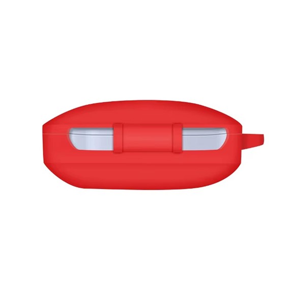 Microsonic Xiaomi Redmi Buds 5 Kılıf Askılı Mat Silikon Kırmızı 3