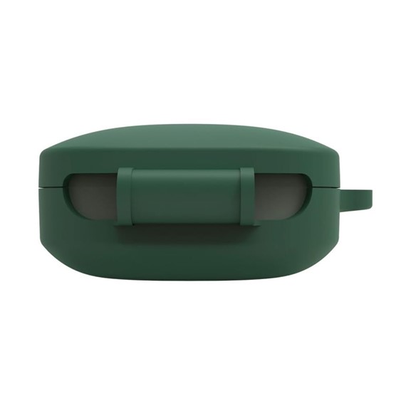 Microsonic Xiaomi Redmi Buds 6 Kılıf Askılı Mat Silikon Koyu Yeşil 2