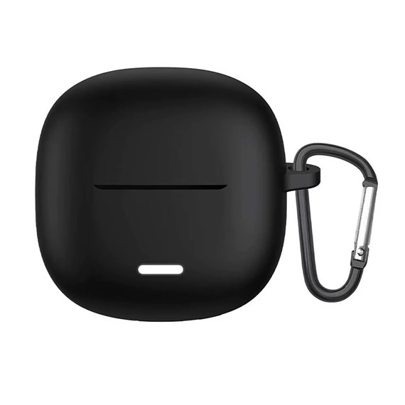Microsonic Xiaomi Redmi Buds 6 Lite Kılıf Askılı Mat Silikon Siyah 1