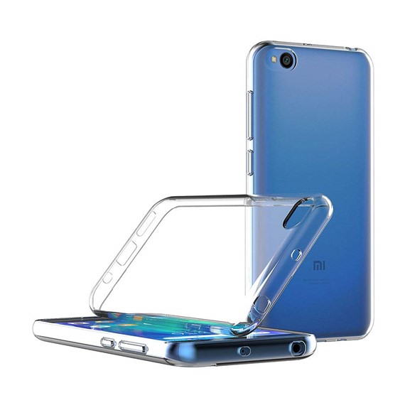 Microsonic Xiaomi Redmi Go Kılıf Transparent Soft Beyaz 4