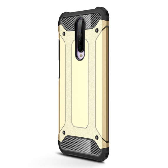 Microsonic Xiaomi Redmi K30 Kılıf Rugged Armor Gold 2