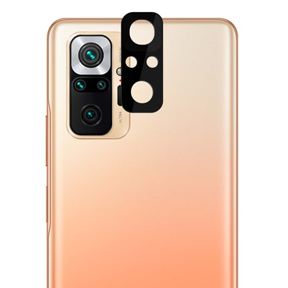 Microsonic Xiaomi Redmi Note 10 Pro Max Kamera Lens Koruma Camı V2 Siyah 1