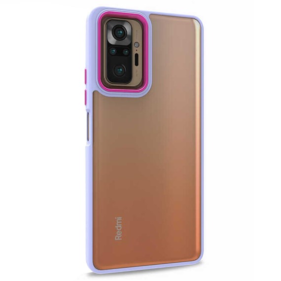 Microsonic Xiaomi Redmi Note 10 Pro Kılıf Bright Planet Lila 2