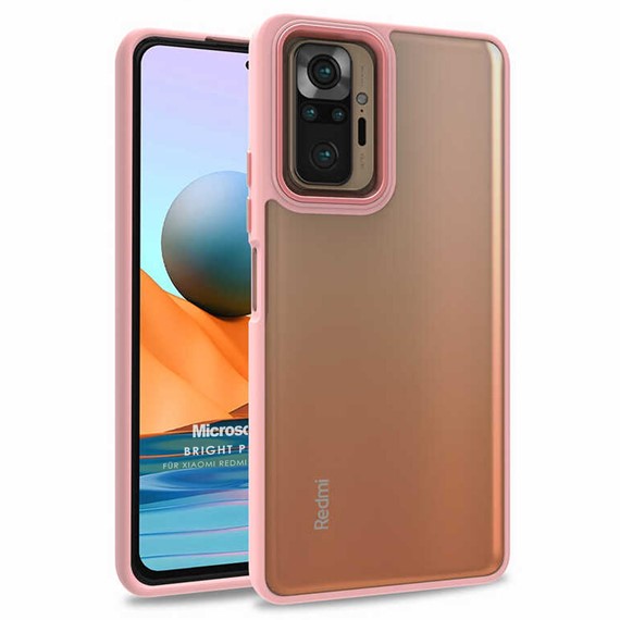 Microsonic Xiaomi Redmi Note 10 Pro Max Kılıf Bright Planet Rose Gold 1