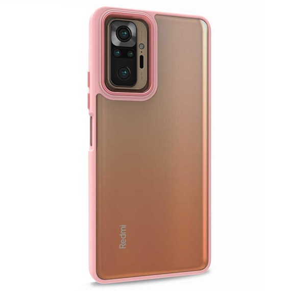 Microsonic Xiaomi Redmi Note 10 Pro Kılıf Bright Planet Rose Gold 2